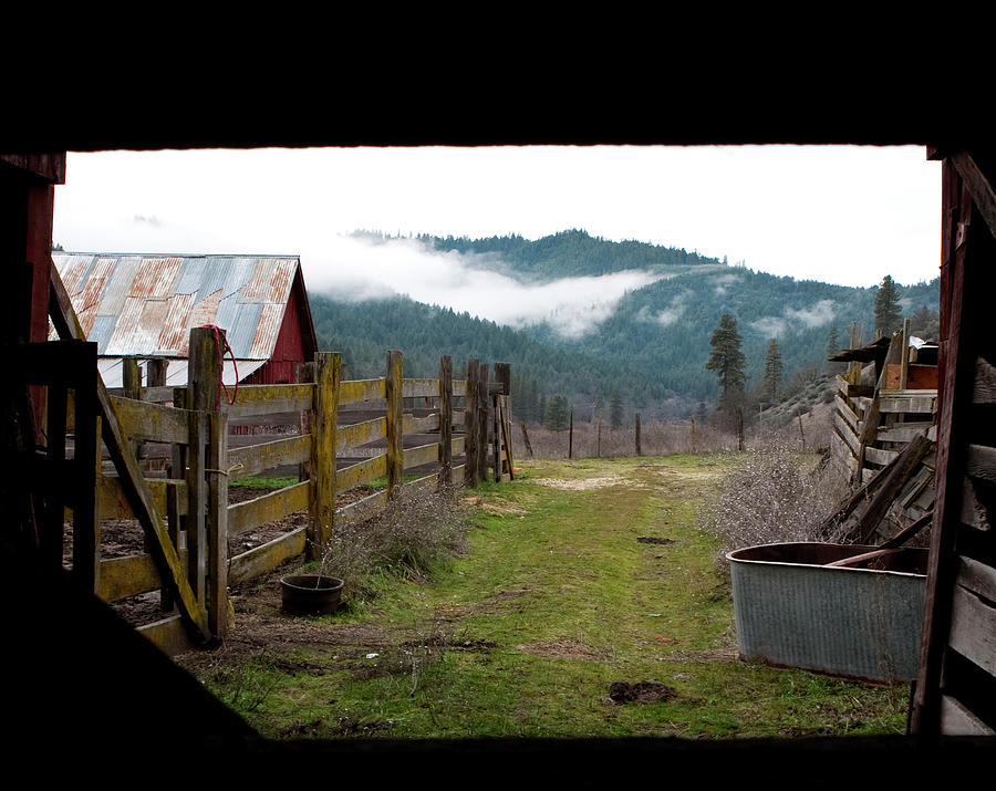 View From a Barn Photograph by Lorraine Devon Wilke