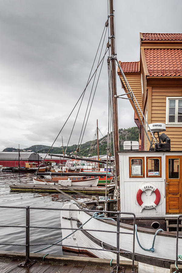 View from a Bergen Wharf Photograph by W Chris Fooshee