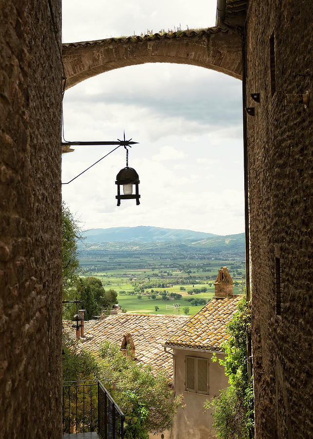 View from Assisi Photograph by Catherine Reading