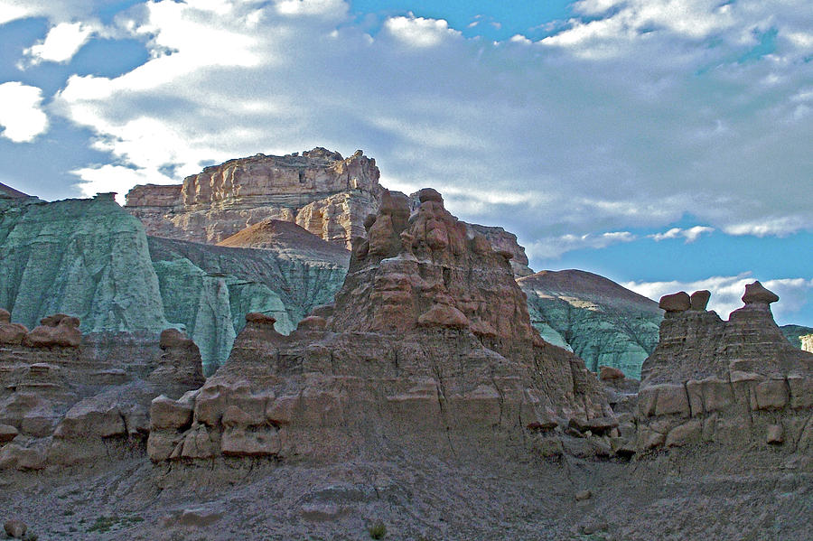 View from Campground in Goblin Valley State Park, Utah Photograph by Ruth Hager