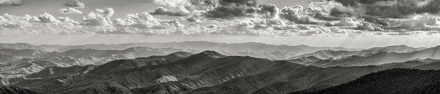 View from Clingmans Dome Photograph by Jon Glaser