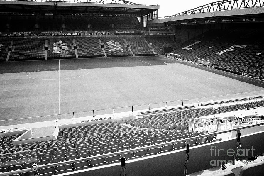 view from directors box in the new main stand at Liverpool FC anfield ...