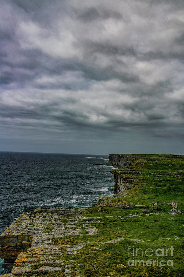 View from Dun Aenghus Photograph by Elvis Vaughn