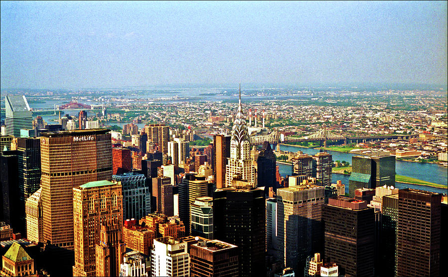  View from Empire State Building in 1996 Photograph by Jarmo Honkanen