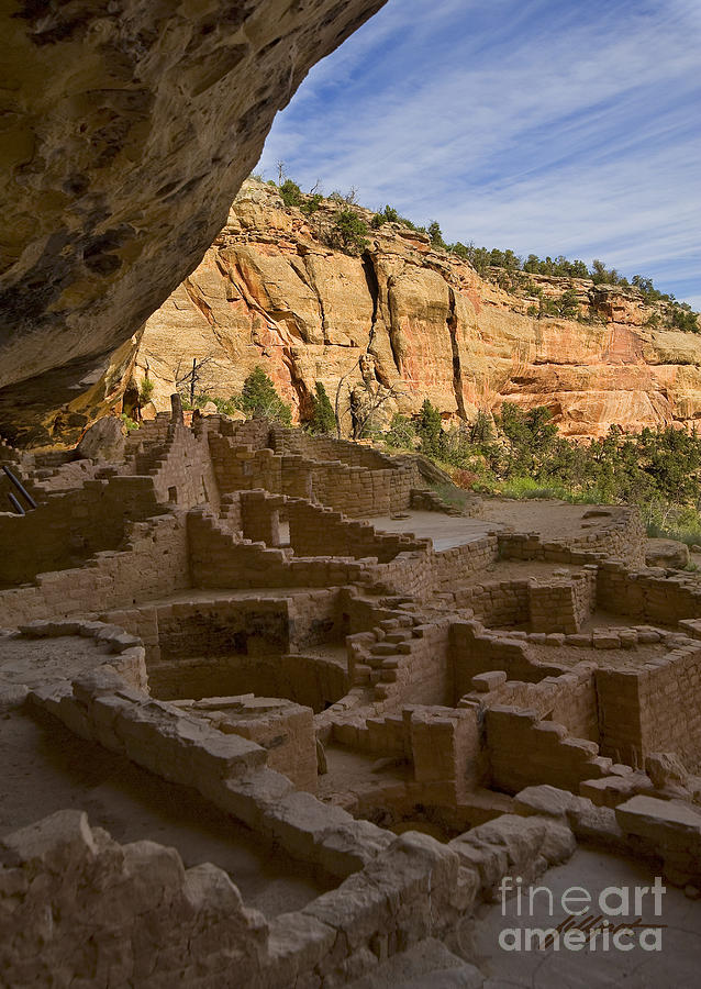 Mesa Verde National Park Photograph - View from inside by Bon and Jim Fillpot