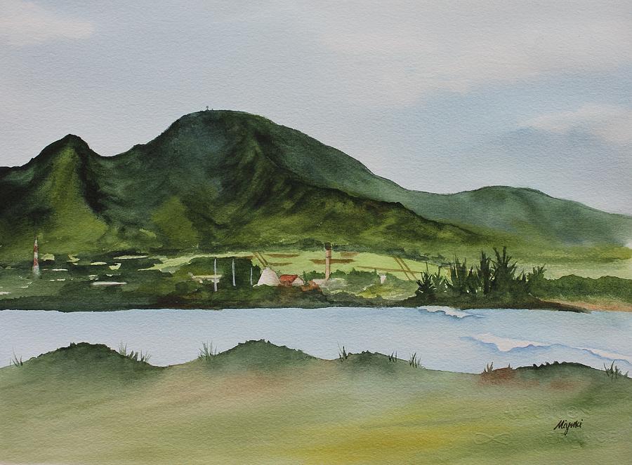 View From Kaiaka Painting by Kelly Miyuki Kimura
