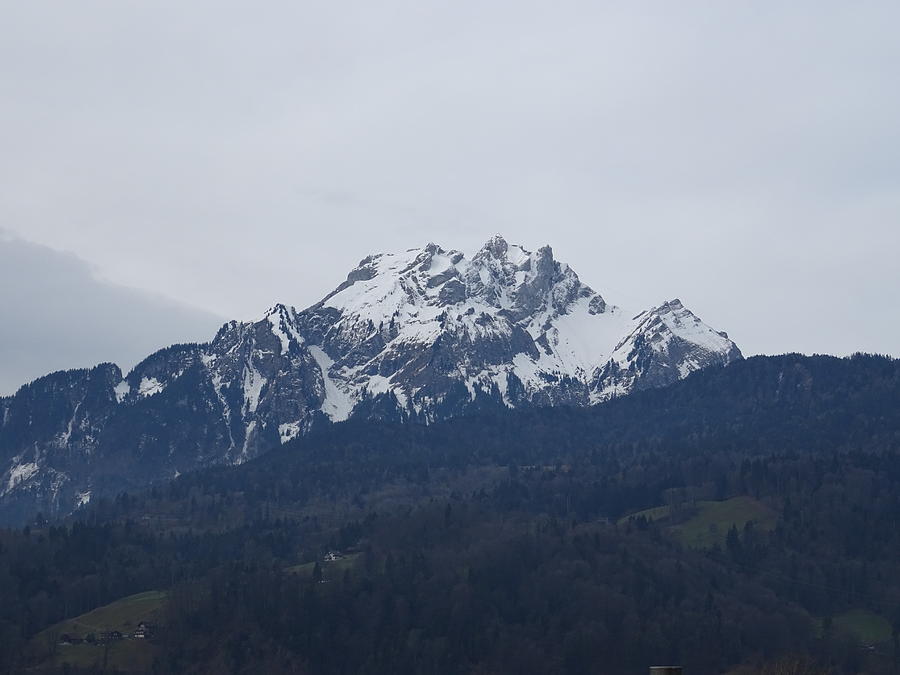View From My Art Studio - Pilatus - March 2018 by Manuel Sueess View From My Art Studio - Pilatus - March 2018 by Manuel Sueess
