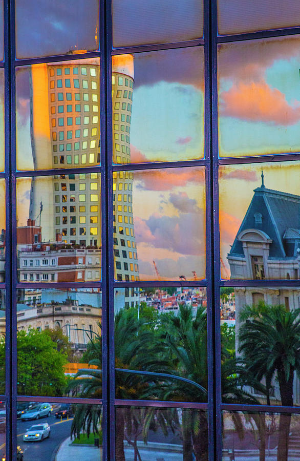 View From My Window at Sunset, Buenos Aires Photograph by Venetia Featherstone-Witty