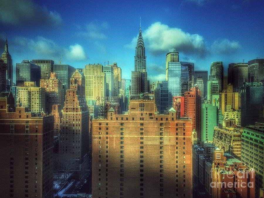 View From My Window - Magnificent Skyline of New York Photograph by Miriam Danar