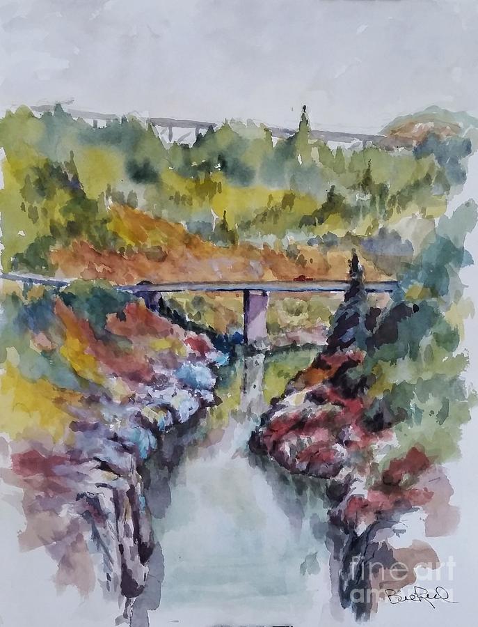 View From No Hands Bridge Painting by William Reed