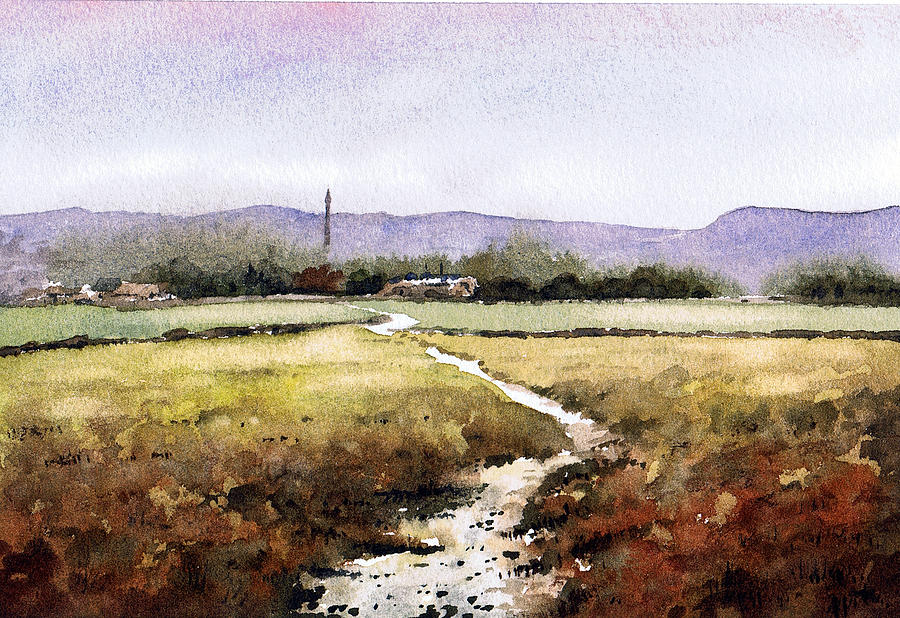 View from Norland Moor Painting by Paul Dene Marlor