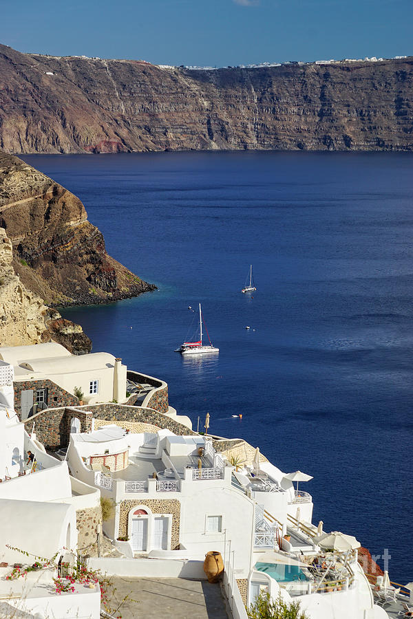view from Oia Photograph by HD Connelly