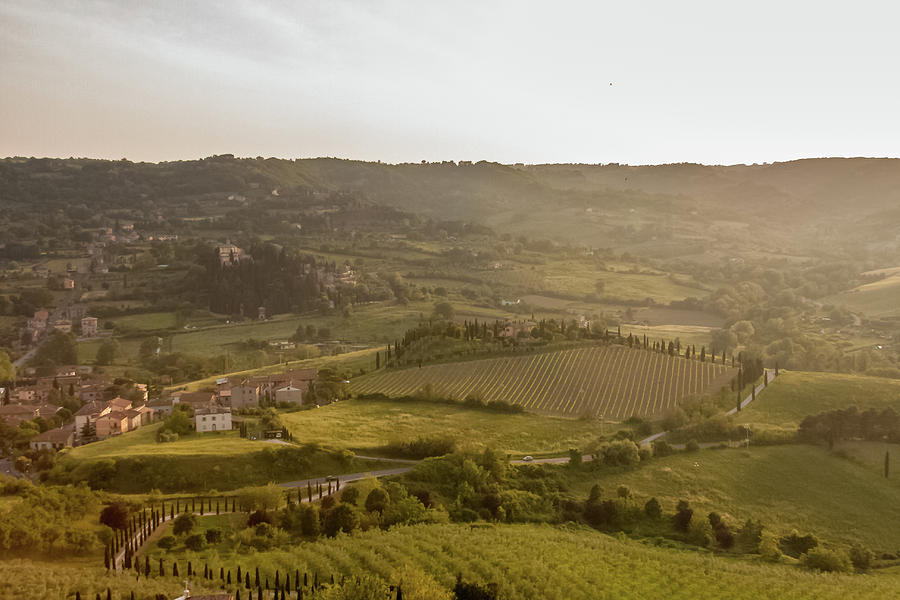 View from Orvieto Photograph by Kathleen McGinley