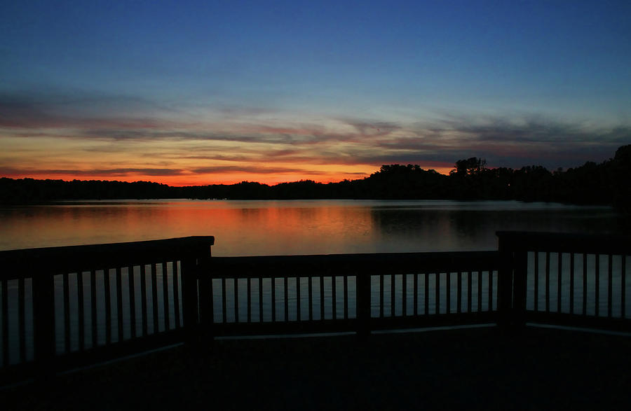 View From the Pier at Stumpy Lake Virginia Beach Photograph by Ola Allen