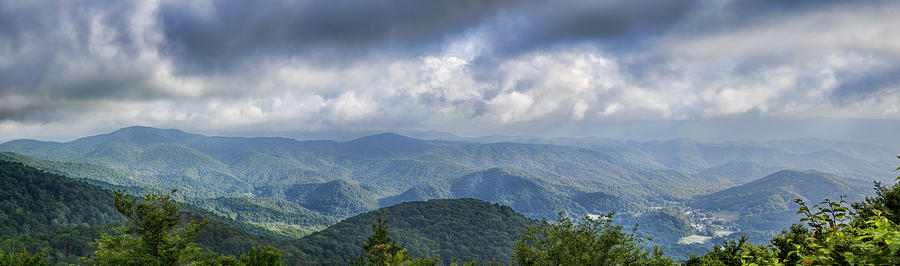 View from Roan Mountain Photograph by Heather Applegate
