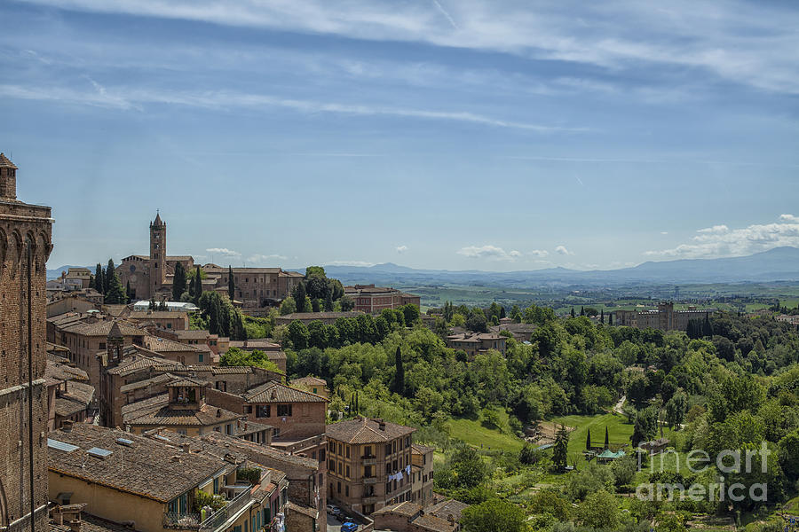View from Siena in Italy Photograph by Patricia Hofmeester