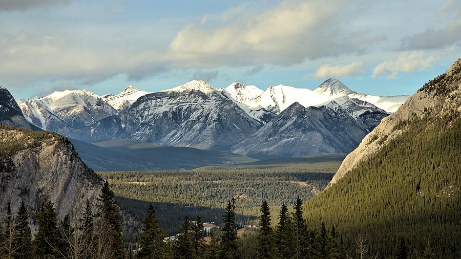 Landscape Photograph - View From Sulpher Mountain by Andrew Miles Landscape Photograph - View From Sulpher Mountain by Andrew Miles