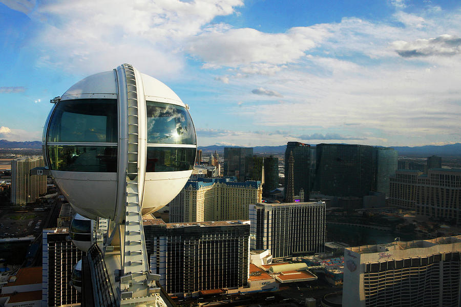 View from Tallest Ferris Wheel Vegas Photograph by Marilyn Hunt