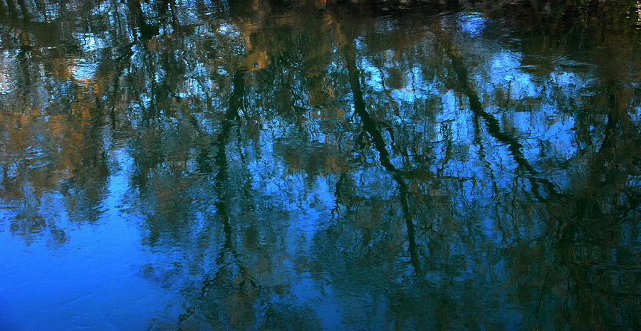 Water Show Blue  Photograph by Jacqueline M Lewis