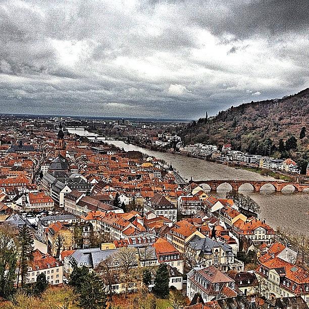 Castle Photograph - View From The Castle... #heidelberg by Emily Hames