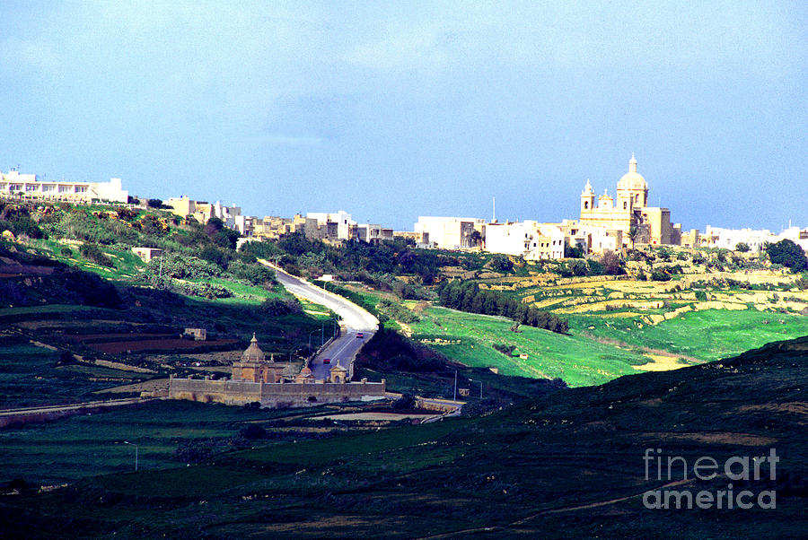 View from the Citadel Victoria Gozo Photograph by Thomas R Fletcher