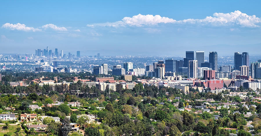 View From The Getty Center in Los Angeles Photograph by Duane Miller