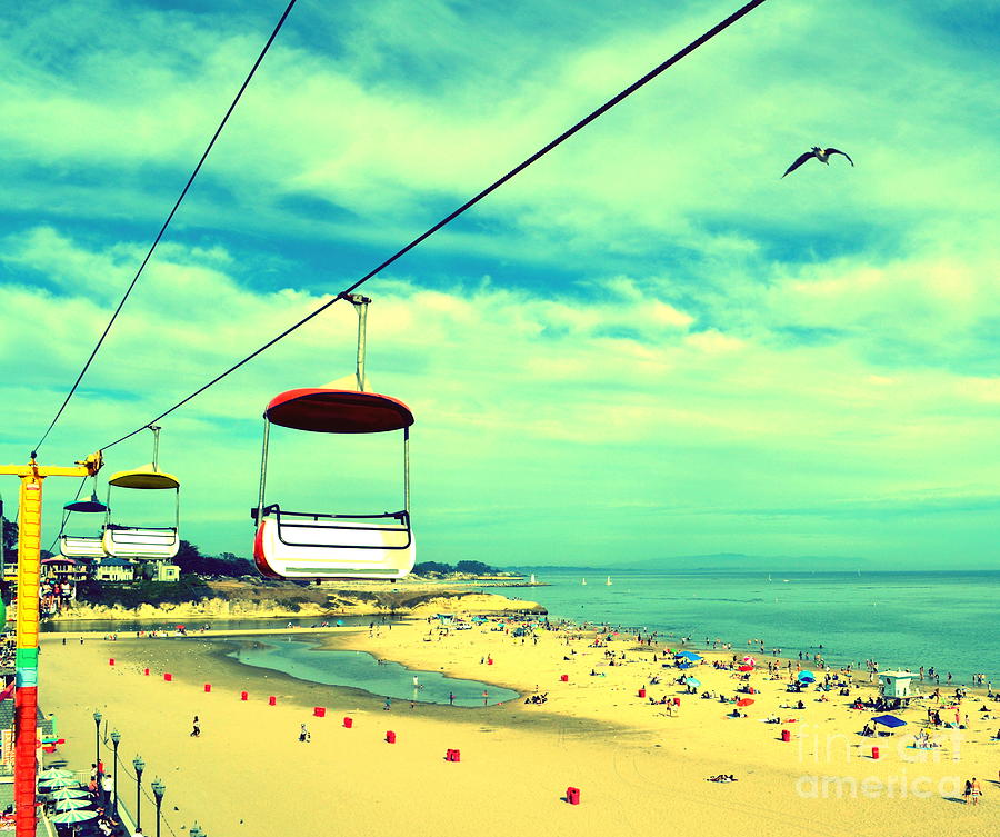 View from the Gondola Ride at Santa Cruz Beach Photograph by