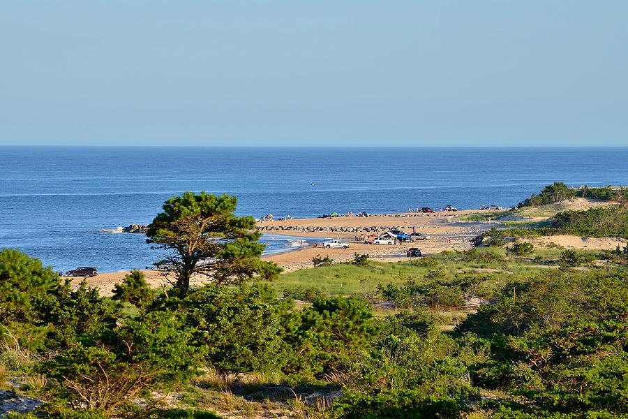 View From the Great Dune at Cape Henlopen - Delaware Photograph by Kim Bemis