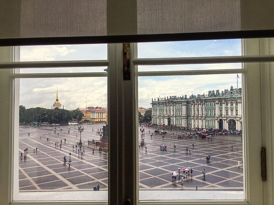 View from the Hermitage St.Petersburg. Photograph by Usha Peddamatham