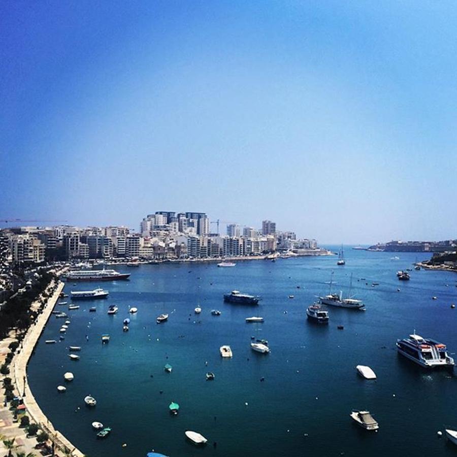 Sliema Photograph - #view From The Hotel In #sliema by Louise McAulay