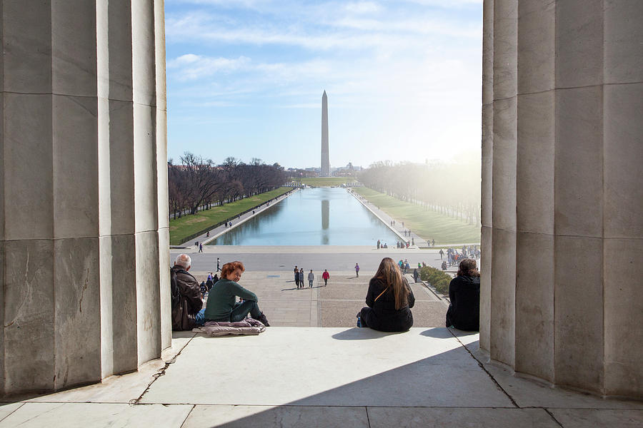 View From The Lincoln Memorial Photograph