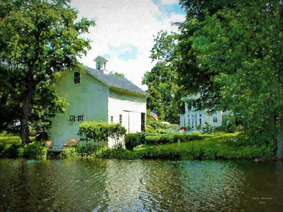 View From The Mill Pond Centerbrook Ct Photograph by Gary Nelson