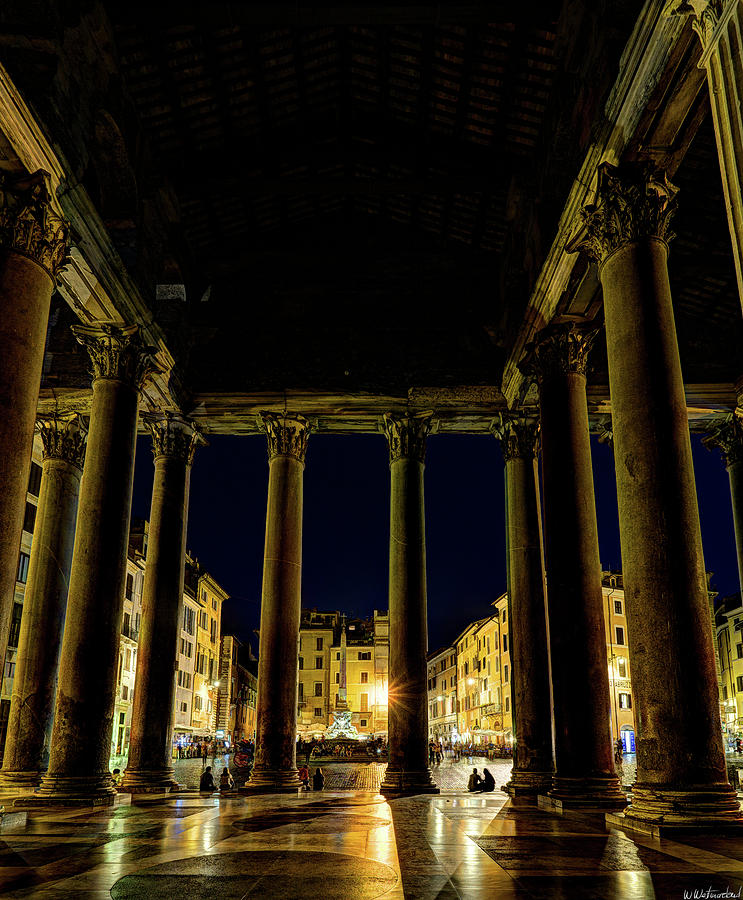 View from the Pantheon gates Photograph by Weston Westmoreland