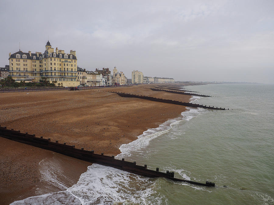 Beach Photograph - View from the pier by David Alexander Arnavat