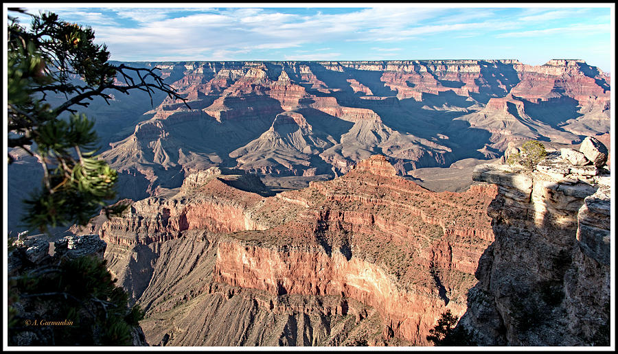 View from the South Rim, Grand Canyon, Arizona Photograph by A Macarthur Gurmankin