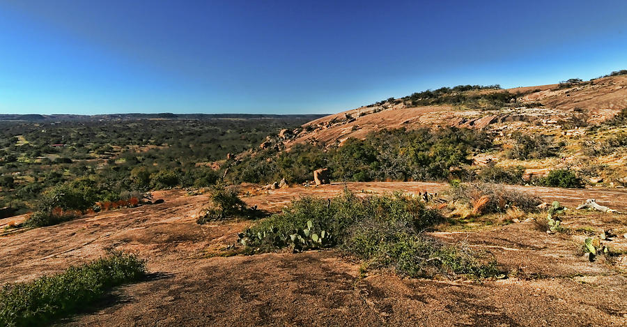 View From the Top of Enchanted Rock Photograph by Judy Vincent