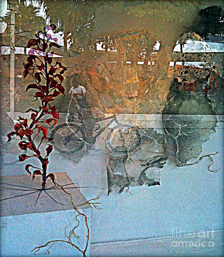 View From The Window Mixed Media by Fania Simon