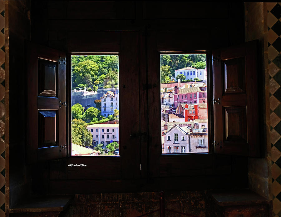 Tree Photograph - View From Window In Sintra - Portugal by Madeline Ellis