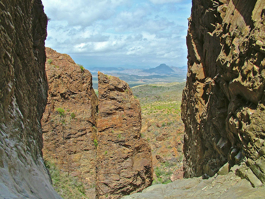 View from Window of Window Trail in Big Bend National Park, Texas  Photograph by Ruth Hager