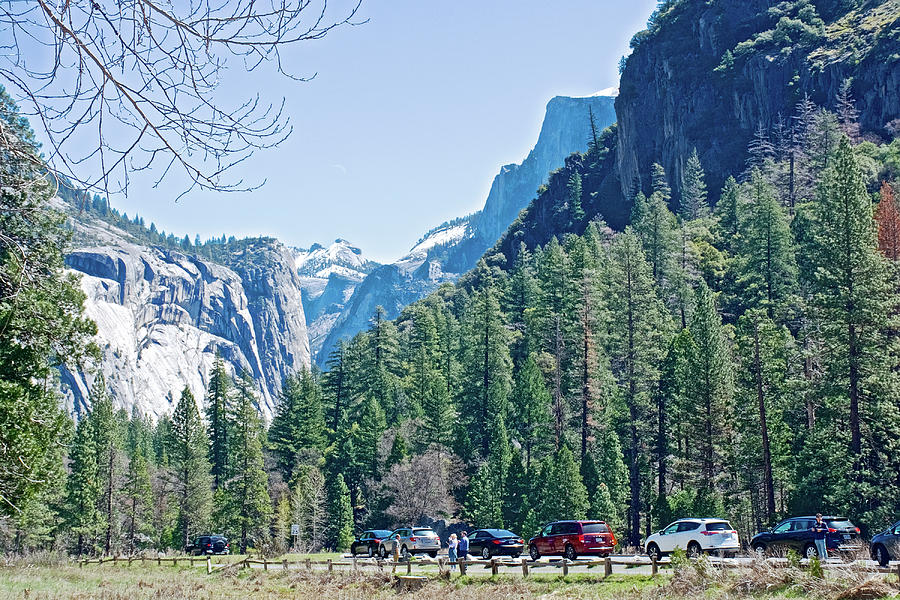 View from Yosemite Valley Floor in Yosemite National Park, California  Photograph by Ruth Hager