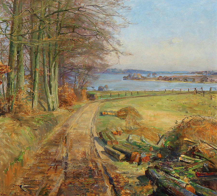 View In Denmark Painting by Mountain Dreams