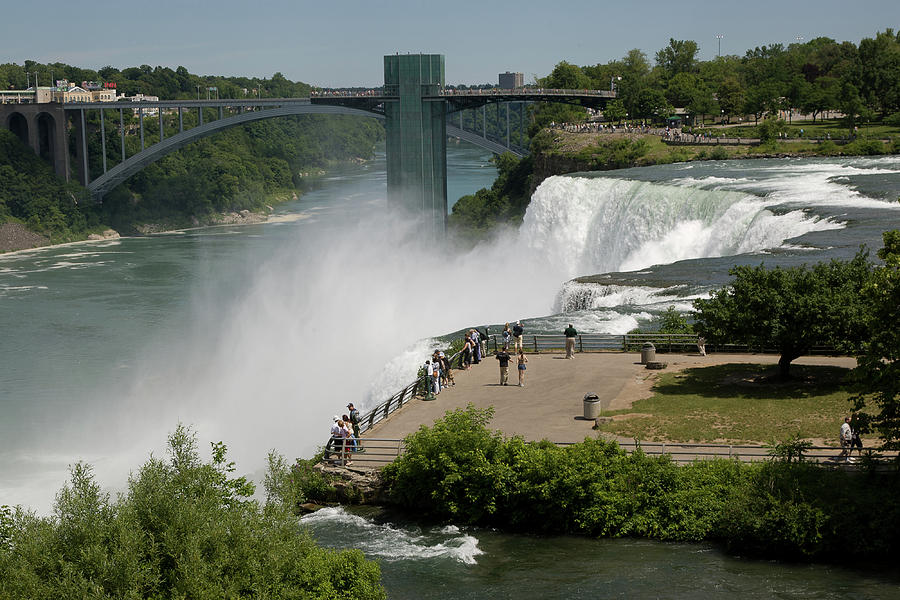 View of American Niagara Falls Photograph by Jeff Folger