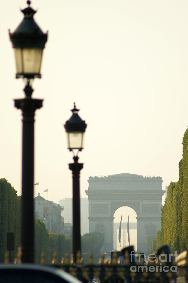 View of Arc de Triomphe Photograph by Christine Jepsen