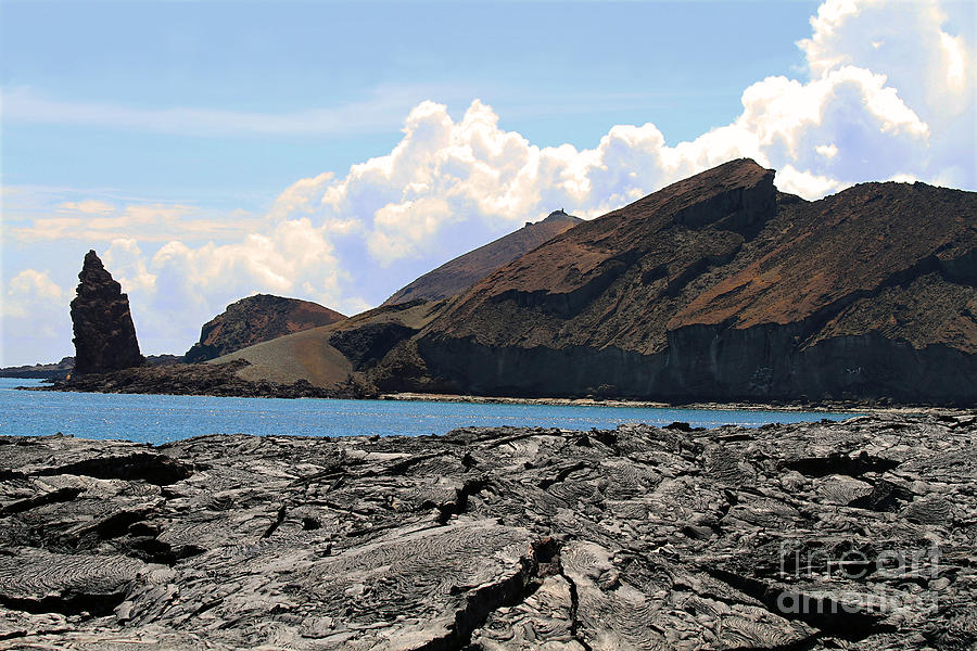View of Bartolome Island in the Galapagos Islands Photograph by Catherine Sherman