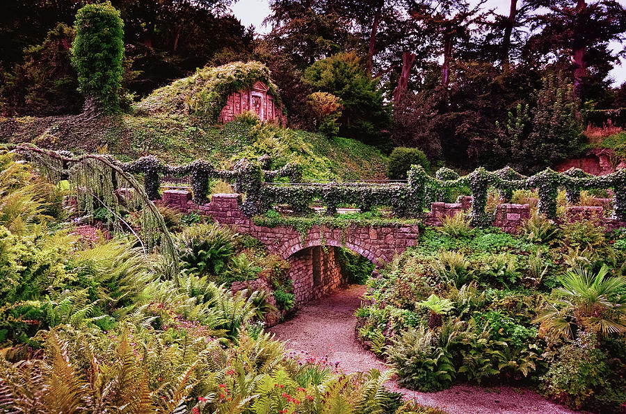 View Of Beautiful Gardens In Brodsworth Hall Photograph