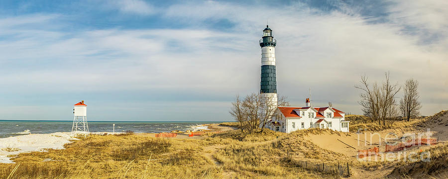 View  of Big Sable Point Michigan Photograph by Nick Zelinsky Jr