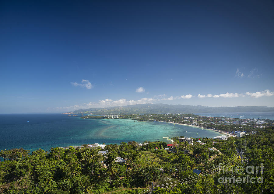 View of boracay island tropical coastline in philippines Photograph by JM Travel Photography