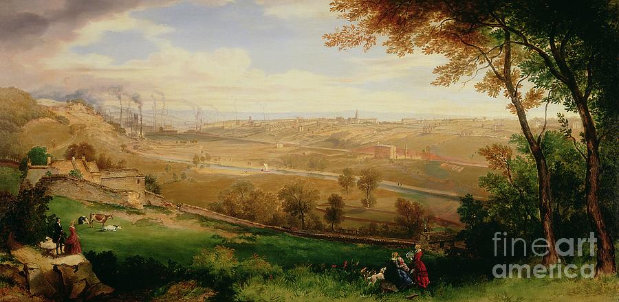 Tree Painting - View of Bradford by William Cowen