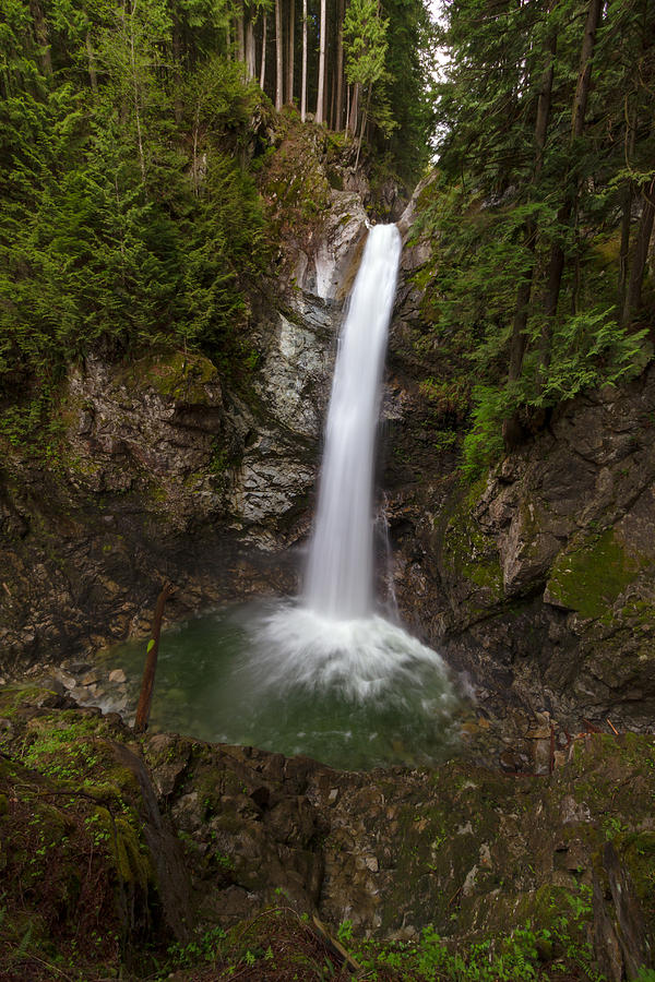 View of Cascade Falls Photograph by Michael Russell