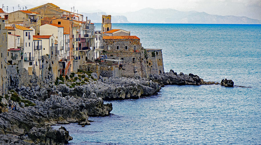 View Of Cefalu Sicily Photograph by Rick Rosenshein
